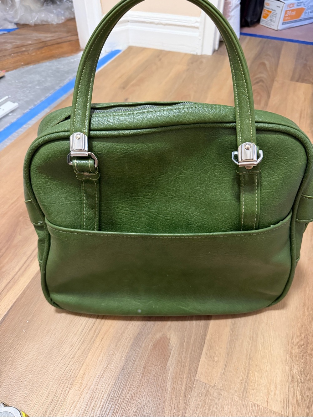 Vintage weekend Green Women's Top-Handle Bag - Classic Style